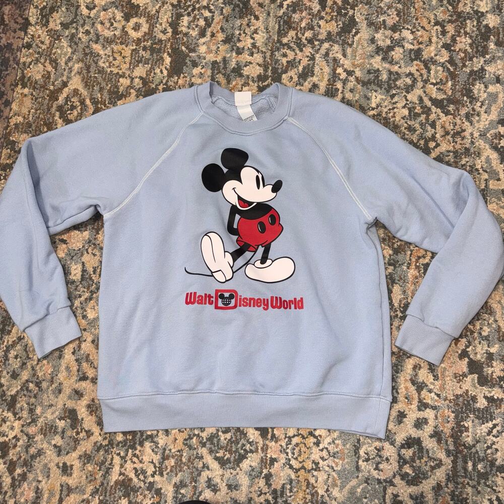 Walt Disney World Blue Crewneck- M